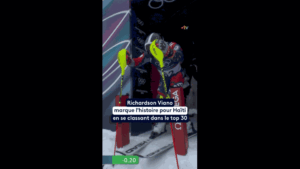 La 29e place historique de lHaïtien Richardson Viano en slalom. El título no debe incluir
