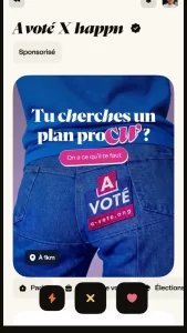 Arrête de swiper, va voter : les applications de rencontre mobilisent les jeunes électeurs