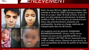 Enlèvement dune fratrie en Seine-Saint. El título no debe incluir ningún código HTML o