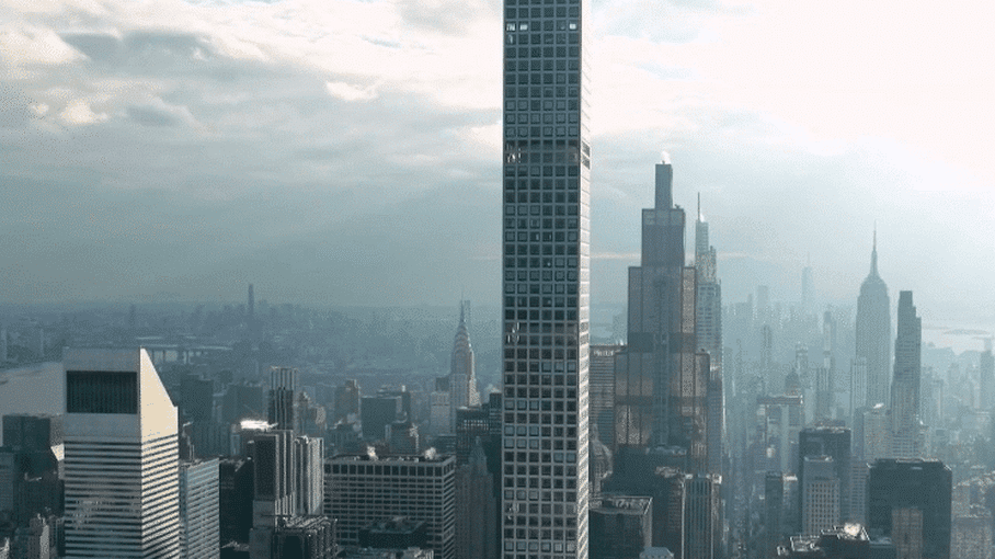 New York : le 432 Park Avenue, gratte. El título no debe incluir ningún código HTML o