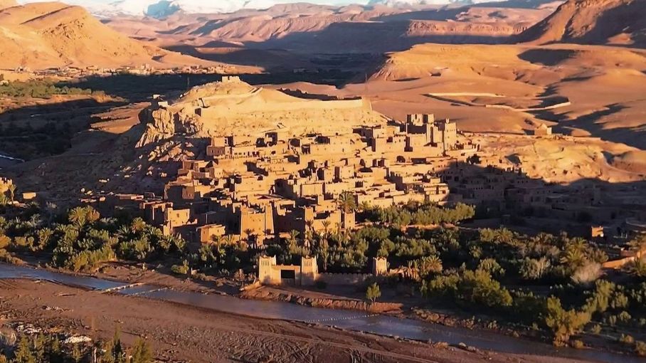 Maroc : Aït Ben Haddou, joyau médiéval préservé du tourisme de masse dans le sud. El título